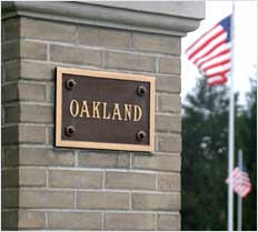 Oakland Cemetery in Warsaw Illinois - Statue with Cross